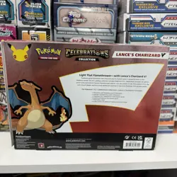 Pokemon TCG 25th Anniversary Celebrations Lance's Charizard V Box 2021 Sealed - Image 2