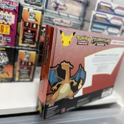 Pokemon TCG 25th Anniversary Celebrations Lance's Charizard V Box 2021 Sealed - Image 3