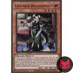 Yugioh Chamber Dragonmaid MGED-EN022 Gold Rare 1st Edition NM - Image 1