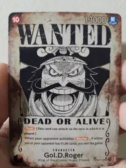 Gol.D.Roger - OP09-118 (SP) (Wanted Poster) OP09-118 Carrying On His Will Foil - Image 1