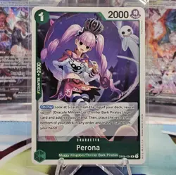 Perona OP09-034 R Foil Emperors in the New World One Piece NM/M - Image 1