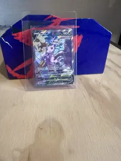 Pokemon Mew V Full Art Holo Ultra Rare 251/264 SWSH08 Fusion Strike Card - Image 3