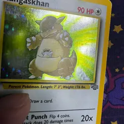 Pokemon TCG Kangaskhan Jungle Holo Card 5/64 Unlimited Rare, LP/MP Condition - Image 2