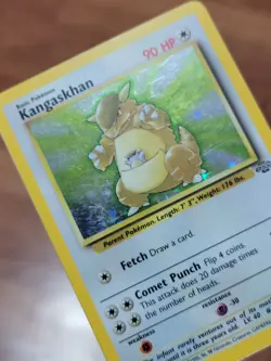Pokemon TCG English Card Jungle Set WOTC Kangaskhan 5/64 Holo Rare MP* - Image 3