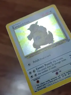 Pokemon TCG English Card Jungle Set WOTC Kangaskhan 5/64 Holo Rare MP* - Image 4