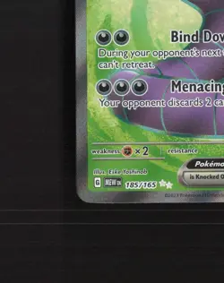 Arbok ex 185/165 Scarlet & Violet 151 Full Art Ultra Rare Holo Pokemon Card NM - Image 5
