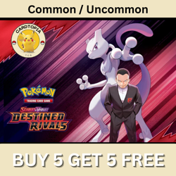 Pokemon - DESTINED RIVALS - Common / Uncommon - Choose your Own - Image 1