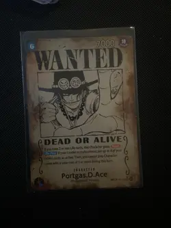 Portgas D Ace OP13 119 SEC (Wanted Poster) (Carrying On His Will) MISPRINT ERROR - Image 2