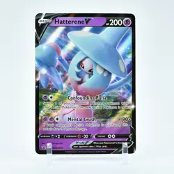 Hatterene V - SWSH055 Black Star Promo Ultra Rare Pokemon - NM/MINT - Image 1