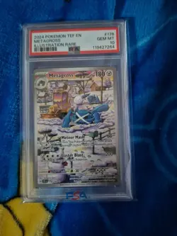 Metagross 178/162 Temporal Forces Holo Card Illustration Rare PSA 10 Gem Mint - Image 1