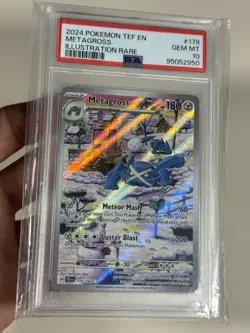 Metagross 178/162 Temporal Forces Holo Card Illustration Rare PSA 10 Gem Mint - Image 1