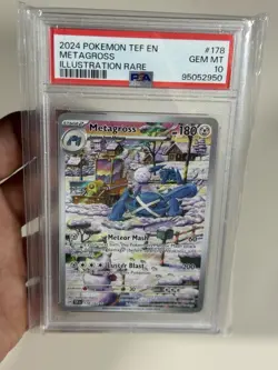 Metagross 178/162 Temporal Forces Holo Card Illustration Rare PSA 10 Gem Mint - Image 3