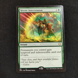Heroic Intervention Commander: Adventures in the Forgotten Realms mtg tcg card - Image 1