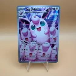 Pokemon Wigglytuff 105/094 Phantasmal Flames Illustration Rare IR Holo TCG Card - Image 1