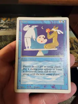 Revised 3rd Edition MTG 1 Stasis Magic - Image 1