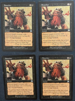 4 x Smother / Ersticken - ONSLAUGHT - englisch ** 2002 ** Destroy Creature - Image 1