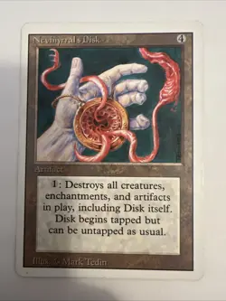 🟤🟤 1994 Magic The Gathering NEVINYRRALS DISK REVISED 3RD EDITION - Image 1