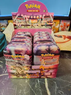 Pokemon TCG Galar Power Mini Tin Full Set + Display + Extra - EMPTY-NO PACKS. - Image 1