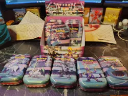 Pokemon TCG Galar Power Mini Tin Full Set + Display + Extra - EMPTY-NO PACKS. - Image 2