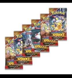 Pokemon TCG Scarlet and Violet Surging Sparks Lot of 10 Booster Packs Sealed - Image 2