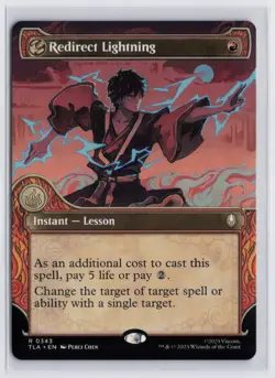 Redirect Lightning (Showcase) 0343 - Avatar: The Last Airbender TLA - MTG - NM - Image 1
