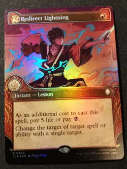 Redirect Lightning - Foil - Showcase - TLA - MTG - EN - NM - 0343 - Image 1