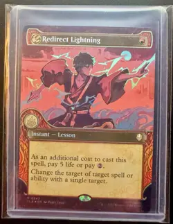 MTG Redirect Lightning 0343 Foil (Showcase) Avatar TLA NM Free Shipping - Image 1