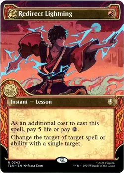 Redirect Lightning (Showcase) 0343 - Avatar: The Last Airbender TLA - MTG - NM - Image 1