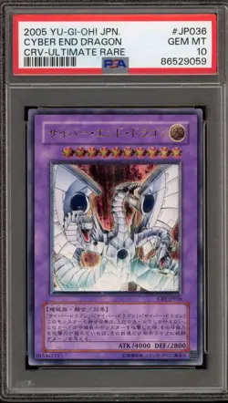 Yu-Gi-Oh! Cyber End Dragon Japanese Ultimate Rare CRV-JP036 PSA 10 Gem Mint - Image 1