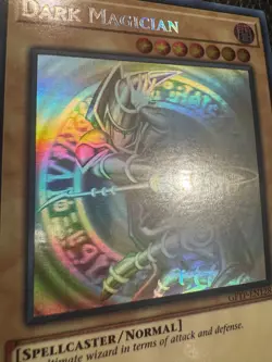 YuGiOh Dark Magician GFTP-EN128 (Ghost Rare) (Excellent) 1st. Edition - Image 2