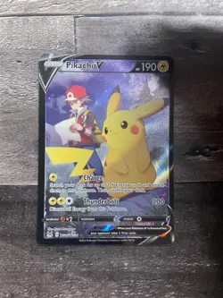 2022 Pokemon Sword & Shield - Lost Origin TG16/TG30 Pikachu V Near Mint - Image 1