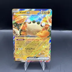 Klawf ex 120/197 Sv03: Obsidian Flames Double Rare Holo Pokemon Near Mint TCG - Image 1