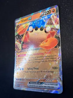 Pokemon TCG Klawf EX Obsidian Flames Holo Double Rare Card 120/197 NM - Image 3