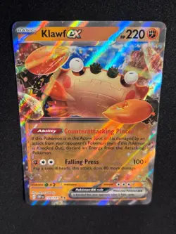 Pokemon TCG Klawf EX Obsidian Flames Holo Double Rare Card 120/197 NM - Image 5