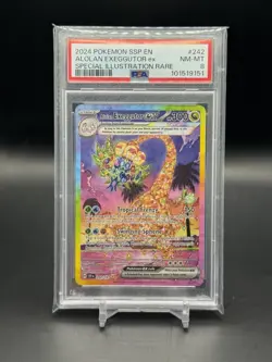 Alolan Exeggutor EX 242/191 PSA 8 Surging Sparks - Image 1