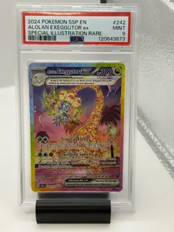 2024 Pokemon Alolan Exeggutor ex SIR Surging Sparks 242/191 PSA 9 MINT - Image 1