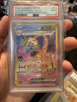 2024 POKEMON TCG - SURGING SPARKS #242 ALOLAN EXEGGUTOR EX SIR PSA 9 MINT 🔥 - Image 1