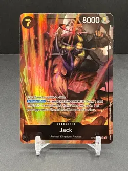 Jack Parallel Super Rare - Two Legends #OP08-084 SR One Piece TCG - Image 1