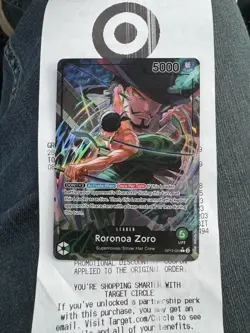 One Piece TCG Roronoa Zoro - Alt Art Leader - OP12-020 Legacy of the Master - Image 1