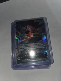 One Piece TCG OP12 Legacy of the Master OP12-020 Roronoa Zoro Alt Art Leader NM+ - Image 3