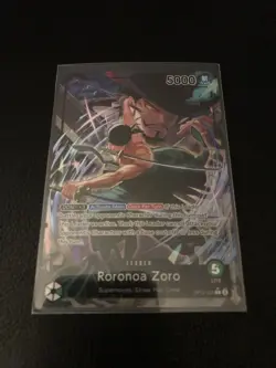 One Piece TCG Roronoa Zoro - Alt Art Leader - OP12-020 Legacy of the Master - Image 1