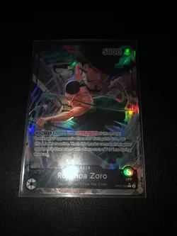 One Piece TCG Roronoa Zoro - Alt Art Leader - OP12-020 Legacy of the Master - Image 4