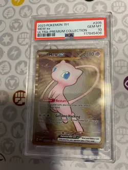 Pokemon SV Scarlet Violet 151 Metal Ultra Premium UPC Mew ex 205/165 PSA 10 GEM - Image 1