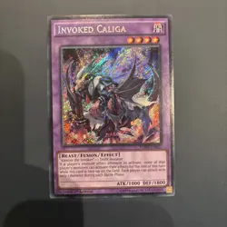 Yu-Gi-Oh! Invoked Caliga FUEN-EN027 1st Edition Secret Rare - Image 1