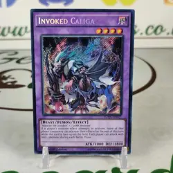 Invoked Caliga FUEN-EN027 Secret Rare 1st Edition Yu-Gi-Oh! Card Very Light Play - Image 1