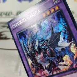 Invoked Caliga FUEN-EN027 Secret Rare 1st Edition Yu-Gi-Oh! Card Very Light Play - Image 2