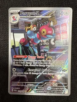 Pokemon TCG Porygon-Z 214/182 SV04: Paradox Rift Holo Illustration Rare NM/M - Image 1