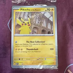 Pokemon TCG: Pikachu At The Museum Jumbo Promo Card - SEALED ✅🔥 - Image 1