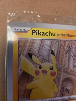 Pokemon En Promo Card Pikachu At The Museum Oversize Brand New Sealed Jumbo Card - Image 2