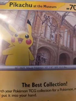 Pokemon En Promo Card Pikachu At The Museum Oversize Brand New Sealed Jumbo Card - Image 4